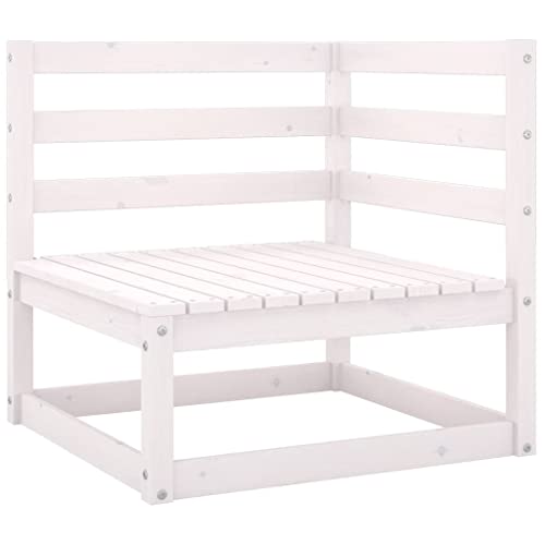 Eleganz Gartensofa 2-Sitzer aus massivem Kiefernholz mit Kissen, wetterfest & langlebig, perfekt für Garten, Terrasse oder Balkon, 100% Polyester Bezug von Eleganz