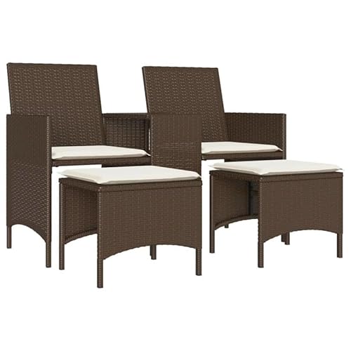 Eleganz Gartensofa 2-Sitzer mit Tisch und Hockern aus PE-Rattan und pulverbeschichtetem Stahl – Langlebige Gartenmöbel für Terrasse und Balkon – Modernes Design für gemütliche Stunden im Freien Eleganz Gartensofa 2-Sitzer mit Tisch und Hockern aus PE-Rattan und pulverbeschichtetem Stahl – Langlebige Gartenmöbel für Terrasse und Balkon – Modernes Design für gemütliche Stunden im Freien von Eleganz