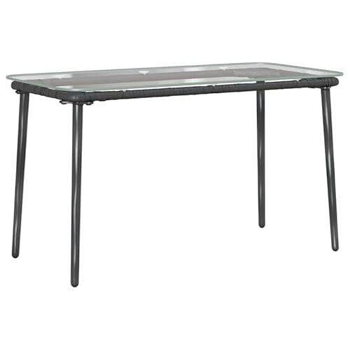 Eleganz Gartentisch aus Poly Rattan Schwarz 80x40x45.5 cm - Langlebig & Wetterfest - Perfekt für Garten, Terrasse und Balkon Eleganz Gartentisch aus Poly Rattan Schwarz 80x40x45.5 cm - Langlebig & Wetterfest - Perfekt für Garten, Terrasse und Balkon von Eleganz