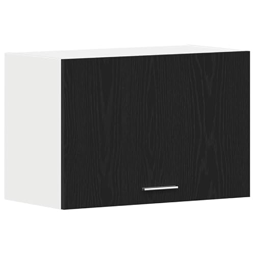 Eleganz Hängeschrank aus Holzwerkstoff - 60x31x60 cm, schwarz-Eiche, moderner Wandschrank für Küche oder Bad, platzsparend & stabil von Eleganz
