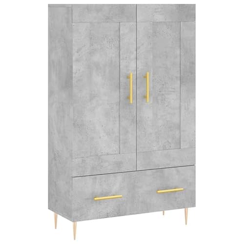 Eleganz Highboard Betongrau | Wohnzimmermöbel-Set aus Holzwerkstoff & Metall | Modernes Schrankdesign für Wohnzimmer | Stauraumlösung & Stil | 69,5x31x115 cm Eleganz Highboard Betongrau | Wohnzimmermöbel-Set aus Holzwerkstoff & Metall | Modernes Schrankdesign für Wohnzimmer | Stauraumlösung & Stil | 69,5x31x115 cm von Eleganz