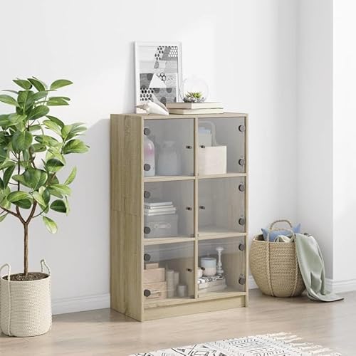 Eleganz Highboard Sonoma-Eiche 68x37x109 cm Wohnzimmermöbel Set mit Türen | Stilvolles & Praktisches Aufbewahrungsmöbel aus Holzwerkstoff | Ideal für Moderne Wohnzimmer Eleganz Highboard Sonoma-Eiche 68x37x109 cm Wohnzimmermöbel Set mit Türen | Stilvolles & Praktisches Aufbewahrungsmöbel aus Holzwerkstoff | Ideal für Moderne Wohnzimmer von Eleganz