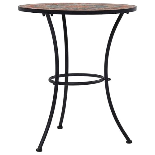Eleganz Keramik-Bistrotisch Mosaik Orange/Grau 60 cm für Garten und Terrasse, wetterfest und pflegeleicht – stilvolle Outdoor-Möbel für Ihre Lounge Eleganz Keramik-Bistrotisch Mosaik Orange/Grau 60 cm für Garten und Terrasse, wetterfest und pflegeleicht – stilvolle Outdoor-Möbel für Ihre Lounge von Eleganz