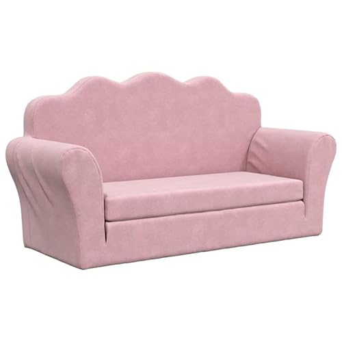 Eleganz Kinder-Schlafsofa 2-Sitzer Rosa | Weiches Plüschsofa für Kinderzimmer & Spielbereich | Bequem & Sicher für Kleinkinder | Perfekt für Nickerchen & Kuscheln Eleganz Kinder-Schlafsofa 2-Sitzer Rosa | Weiches Plüschsofa für Kinderzimmer & Spielbereich | Bequem & Sicher für Kleinkinder | Perfekt für Nickerchen & Kuscheln von Eleganz