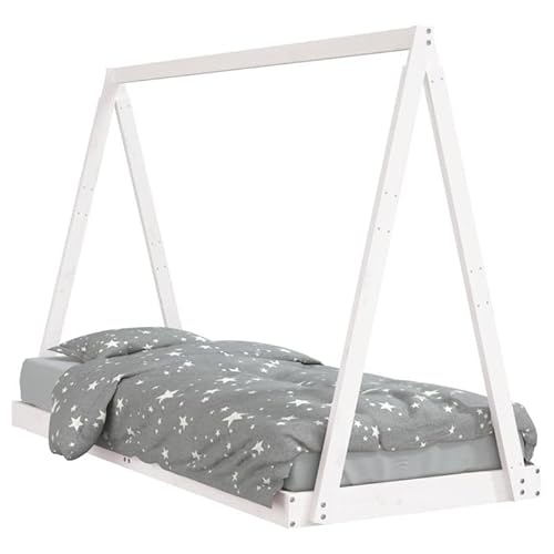 Eleganz Kinderbett Weiß 80x200 cm aus Massivholz Kiefer - Langlebiges & Natürliches Babybett für sicheres Schlafen im Kinderzimmer Eleganz Kinderbett Weiß 80x200 cm aus Massivholz Kiefer - Langlebiges & Natürliches Babybett für sicheres Schlafen im Kinderzimmer von Eleganz