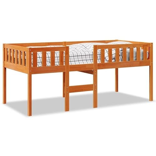Eleganz Kinderbett aus Massivholz Kiefer 90x190 cm wachsbraun - Langlebiges Babybett ohne Matratze für sicheres Schlafen | Natürliches Design für Kinderzimmer Eleganz Kinderbett aus Massivholz Kiefer 90x190 cm wachsbraun - Langlebiges Babybett ohne Matratze für sicheres Schlafen | Natürliches Design für Kinderzimmer von Eleganz