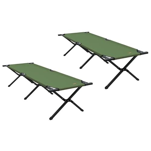 Eleganz Klapp-Sonnenliegen 2er Set mit Tragetasche – Gartenliegen aus 600D Oxfordstoff, faltbar und leicht – Ideal für Garten, Terrasse, Strand – Amy in Gelb von Eleganz