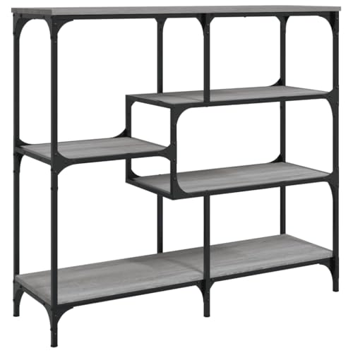 Eleganz Konsolentisch Grau Sonoma 103x32x95 cm - Moderner Holzwerkstoff & Metall Tisch für Wohnzimmer, Flur oder Esszimmer - Stilvoll & Platzsparend Eleganz Konsolentisch Grau Sonoma 103x32x95 cm - Moderner Holzwerkstoff & Metall Tisch für Wohnzimmer, Flur oder Esszimmer - Stilvoll & Platzsparend von Eleganz