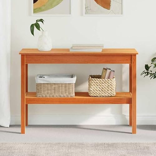 Eleganz Konsolentisch aus Massivholz Kiefer - 110 x 40 x 75 cm - Robust & Natürlich - Perfekter Sideboard Ersatz für Wohnzimmer, Flur oder Esszimmer Eleganz Konsolentisch aus Massivholz Kiefer - 110 x 40 x 75 cm - Robust & Natürlich - Perfekter Sideboard Ersatz für Wohnzimmer, Flur oder Esszimmer von Eleganz