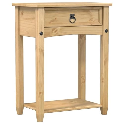 Eleganz Konsolentisch aus massivem Kiefernholz mit Honigwachs-Finish - 55x35x73 cm - Rustikaler Wohnzimmer-Schreibtisch oder Sideboard für kleine Räume Eleganz Konsolentisch aus massivem Kiefernholz mit Honigwachs-Finish - 55x35x73 cm - Rustikaler Wohnzimmer-Schreibtisch oder Sideboard für kleine Räume von Eleganz