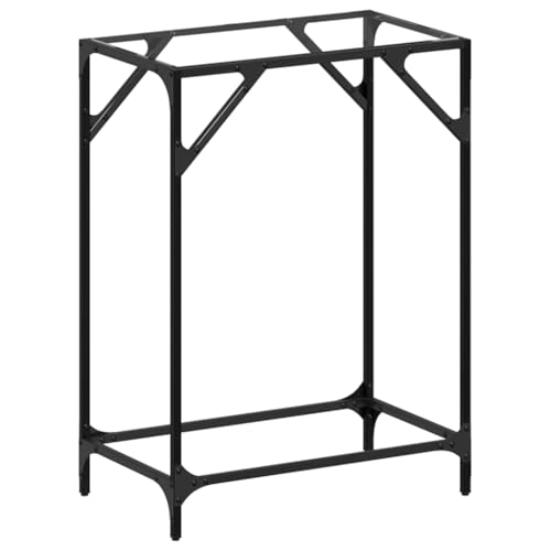 Eleganz Konsolentisch mit Glasplatte - Moderner Stahl-Glas-Tisch für Wohnzimmer oder Flur - Transparent 60x35x81 cm - Stabiles Design für kleine Räume Eleganz Konsolentisch mit Glasplatte - Moderner Stahl-Glas-Tisch für Wohnzimmer oder Flur - Transparent 60x35x81 cm - Stabiles Design für kleine Räume von Eleganz