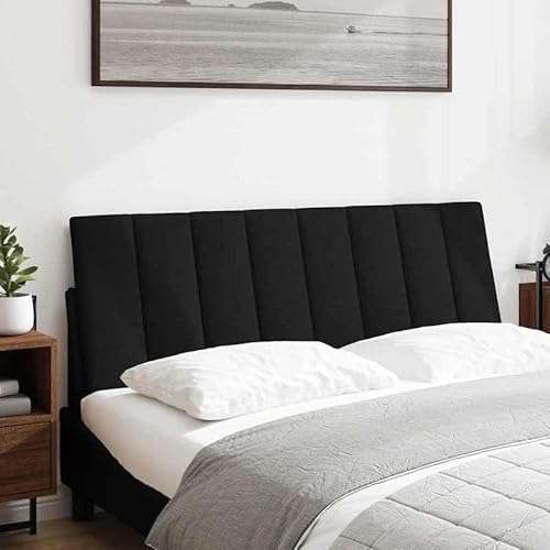 Eleganz Kopfteil-Kissen 'Hanko' 120 cm Schwarz - 100% Polyester Stoff - Luxuriöses Kopfkissen für Bett & Sofa - Bequem & pflegeleicht Eleganz Kopfteil-Kissen 'Hanko' 120 cm Schwarz - 100% Polyester Stoff - Luxuriöses Kopfkissen für Bett & Sofa - Bequem & pflegeleicht von Eleganz