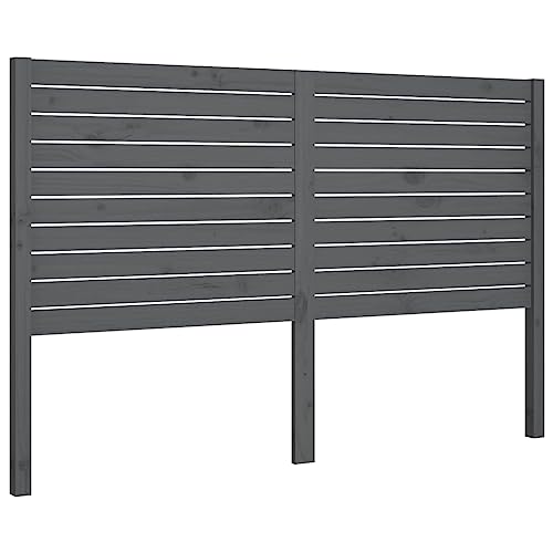 Eleganz Kopfteil aus Massivholz Kiefer Grau 126x4x100 cm - Hochwertiges Kopfteil für Betten & Zubehör, Langlebig und Natürlich Eleganz Kopfteil aus Massivholz Kiefer Grau 126x4x100 cm - Hochwertiges Kopfteil für Betten & Zubehör, Langlebig und Natürlich von Eleganz
