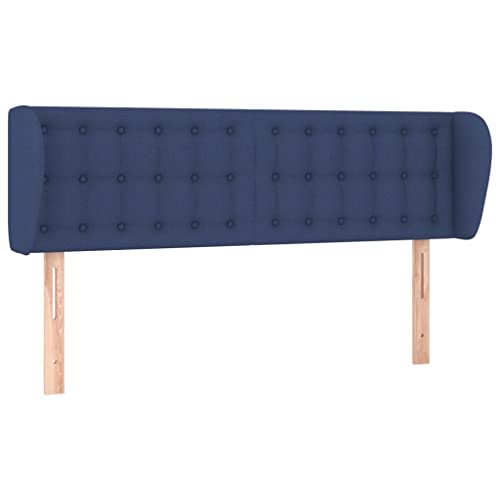 Eleganz Kopfteil mit Ohren Blau 147x23x78/88 cm Stoff - Premium Bettenkopfteil für Schlafzimmer, Luxus Stoffbezug & Komfortable Ohren - Ideal für Moderne Wohnräume Eleganz Kopfteil mit Ohren Blau 147x23x78/88 cm Stoff - Premium Bettenkopfteil für Schlafzimmer, Luxus Stoffbezug & Komfortable Ohren - Ideal für Moderne Wohnräume von Eleganz