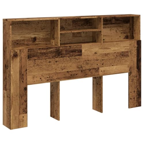 Eleganz Kopfteil mit Stauraum Altholz-Optik 160x19x103,5 cm - Hochwertiges Bett-Kopfteil mit zusätzlichem Stauraum für Schlafzimmer im Landhausstil, rustikale Altholz-Optik & praktische Aufbewahrung Eleganz Kopfteil mit Stauraum Altholz-Optik 160x19x103,5 cm - Hochwertiges Bett-Kopfteil mit zusätzlichem Stauraum für Schlafzimmer im Landhausstil, rustikale Altholz-Optik & praktische Aufbewahrung von Eleganz