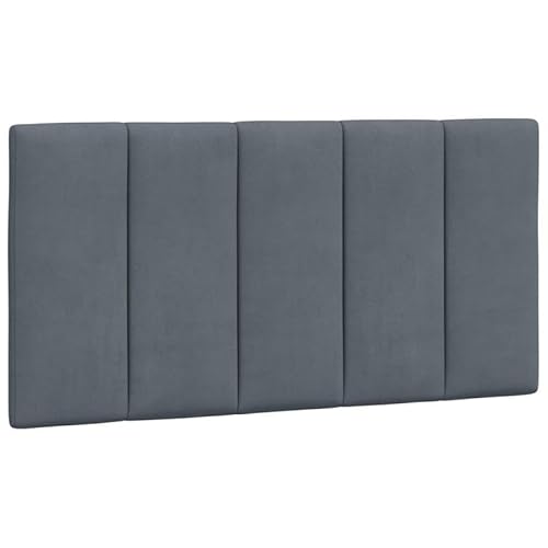 Eleganz Kopfteilkissen Hanko 100 cm Dunkelgrau Samt - Hochwertiges Headboard-Kissen für stilvolles Schlafzimmer, weich und langlebig Eleganz Kopfteilkissen Hanko 100 cm Dunkelgrau Samt - Hochwertiges Headboard-Kissen für stilvolles Schlafzimmer, weich und langlebig von Eleganz