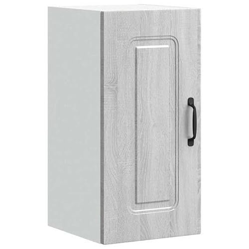 Eleganz Küchen-Hängeschrank Grau Sonoma aus Holzwerkstoff – Moderner Küchenschrank für kleine Küchen, Platzsparend & Langlebig von Eleganz
