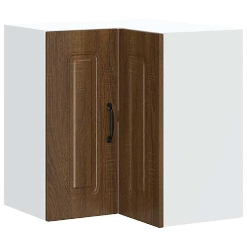 Eleganz Küchenschrank Eckhängeschrank Kalmar Braun Eichen-Optik Holzwerkstoff - Platzsparende Lösung für kleine Küchen, langlebig und stilvoll Eleganz Küchenschrank Eckhängeschrank Kalmar Braun Eichen-Optik Holzwerkstoff - Platzsparende Lösung für kleine Küchen, langlebig und stilvoll von Eleganz