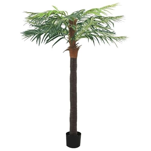 Eleganz Künstliche Palme Phönix mit Topf 215 cm - Kunstpflanze aus Massivholz & Kunststoff für Wohnzimmer, Büro oder Garten - Langlebig & pflegeleicht von Eleganz