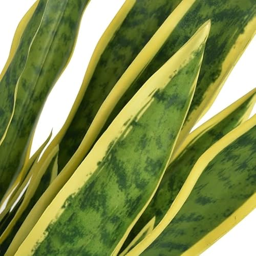 Eleganz Künstliche Sansevieria Bogenhanf im Topf 90 cm - Grüne Kunstpflanze für Wohnzimmer, Büro oder Eingangsbereich - Pflegeleicht & langlebig - Perfekte Deko für Moderne Räume von Eleganz