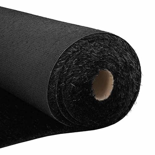 Eleganz Kunstgras Schwarz 10x1m Polypropylen - Langlebiges & pflegeleichtes Kunstrasen für Garten, Balkon & Terrasse | Ideal für kleine Gärten & Haustierbesitzer Eleganz Kunstgras Schwarz 10x1m Polypropylen - Langlebiges & pflegeleichtes Kunstrasen für Garten, Balkon & Terrasse | Ideal für kleine Gärten & Haustierbesitzer von Eleganz