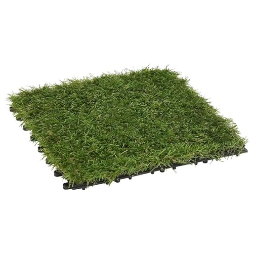 Eleganz Kunstrasen-Fliesen 11 STK. - 30x30 cm Grün für Balkon & Garten - Hochwertige Polyethylen-Matte - Pflegeleicht & Wetterbeständig - Ideal für Terrasse und Dekoration Eleganz Kunstrasen-Fliesen 11 STK. - 30x30 cm Grün für Balkon & Garten - Hochwertige Polyethylen-Matte - Pflegeleicht & Wetterbeständig - Ideal für Terrasse und Dekoration von Eleganz