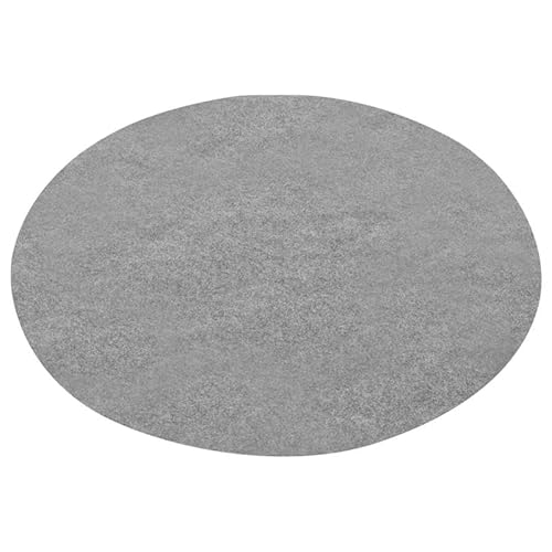 Eleganz Kunstrasen mit Noppen, Durchmesser 95 cm, Grau, Rund - 100% PP Polypropylen, pflegeleicht & wetterfest - Ideal für Balkon, Terrasse oder Garten - Kunstpflanzen für natürlichen Look Eleganz Kunstrasen mit Noppen, Durchmesser 95 cm, Grau, Rund - 100% PP Polypropylen, pflegeleicht & wetterfest - Ideal für Balkon, Terrasse oder Garten - Kunstpflanzen für natürlichen Look von Eleganz