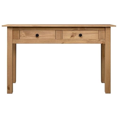 Eleganz Massiver Kiefernholz Konsolentisch Panama 110x40x72 cm - Langlebig & Stilvoll für Flur, Wohnzimmer oder Küche - Natürliche Optik & Stabile Qualität von Eleganz