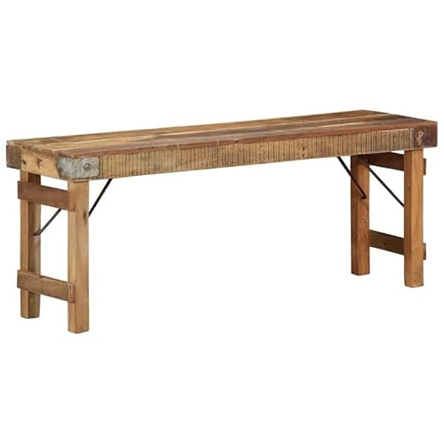 Eleganz Massivholz Bank Braun – Robuste Gartenbank aus Holz für Terrasse und Garten, langlebig & witterungsbeständig, perfekt für Outdoor-Bereiche von Eleganz
