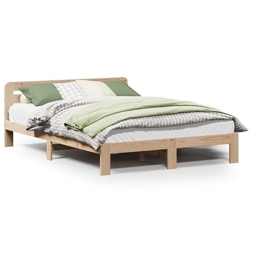 Eleganz Massivholzbett 120x200 cm Kiefernholz - Langlebiges Bettgestell ohne Matratze für Schlafzimmer | Umweltfreundliches Design für Erholsamen Schlaf Eleganz Massivholzbett 120x200 cm Kiefernholz - Langlebiges Bettgestell ohne Matratze für Schlafzimmer | Umweltfreundliches Design für Erholsamen Schlaf von Eleganz