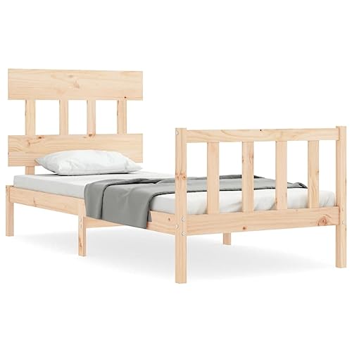 Eleganz Massivholzbett 90x200 ohne Matratze aus Kiefernholz – Langlebiges & Natürliches Bettgestell für Schlafzimmer | Robustes Design für Erholsamen Schlaf Eleganz Massivholzbett 90x200 ohne Matratze aus Kiefernholz – Langlebiges & Natürliches Bettgestell für Schlafzimmer | Robustes Design für Erholsamen Schlaf von Eleganz