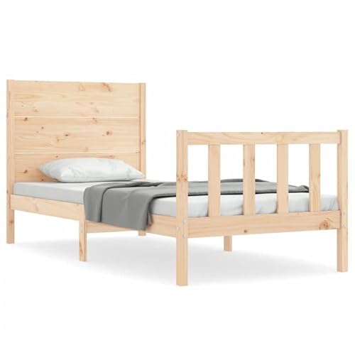 Eleganz Massivholzbett 90x200 ohne Matratze aus Kiefernholz – Langlebiges & Stabiles Bettgestell für Schlafzimmer | Natürliches Design für Erholsamen Schlaf Eleganz Massivholzbett 90x200 ohne Matratze aus Kiefernholz – Langlebiges & Stabiles Bettgestell für Schlafzimmer | Natürliches Design für Erholsamen Schlaf von Eleganz