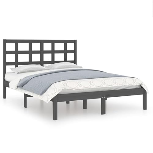 Eleganz Massivholzbett Grau 200x200 cm - Doppelbett aus massivem Holz für Schlafzimmer, langlebig & stabil - Modernes Design für erholsamen Schlaf Eleganz Massivholzbett Grau 200x200 cm - Doppelbett aus massivem Holz für Schlafzimmer, langlebig & stabil - Modernes Design für erholsamen Schlaf von Eleganz