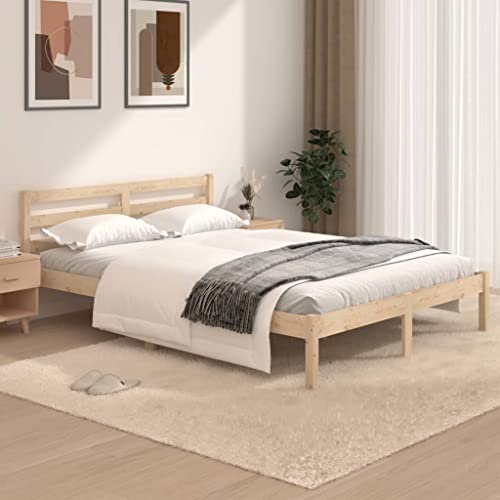Eleganz Massivholzbett Kiefer 120x190 cm mit Kopfteil - Natürliches Kiefernholz, Langlebig & Stilvoll - Perfekte Ergänzung für Schlafzimmer in Modernem oder Landhausstil Eleganz Massivholzbett Kiefer 120x190 cm mit Kopfteil - Natürliches Kiefernholz, Langlebig & Stilvoll - Perfekte Ergänzung für Schlafzimmer in Modernem oder Landhausstil von Eleganz
