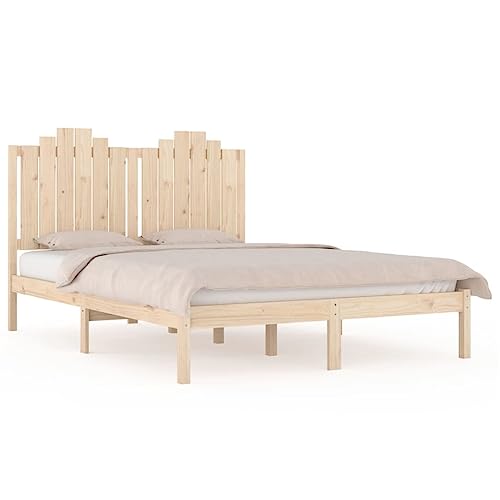 Eleganz Massivholzbett Kiefer 160x200 cm | Schlichter Landhausstil | Langlebig & Stabiles Rahmenkonstruktion | Perfekte Unterstützung für Erholsamen Schlaf | Natürliche Kiefernholz-Optik Eleganz Massivholzbett Kiefer 160x200 cm | Schlichter Landhausstil | Langlebig & Stabiles Rahmenkonstruktion | Perfekte Unterstützung für Erholsamen Schlaf | Natürliche Kiefernholz-Optik von Eleganz