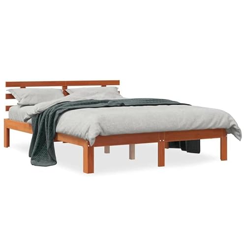 Eleganz Massivholzbett Kiefernholz 120x200 cm ohne Matratze | Wachsbraun | Langlebig & Stabil | Perfekte Ergänzung für Schlafzimmer | Natürliche Optik Eleganz Massivholzbett Kiefernholz 120x200 cm ohne Matratze | Wachsbraun | Langlebig & Stabil | Perfekte Ergänzung für Schlafzimmer | Natürliche Optik von Eleganz