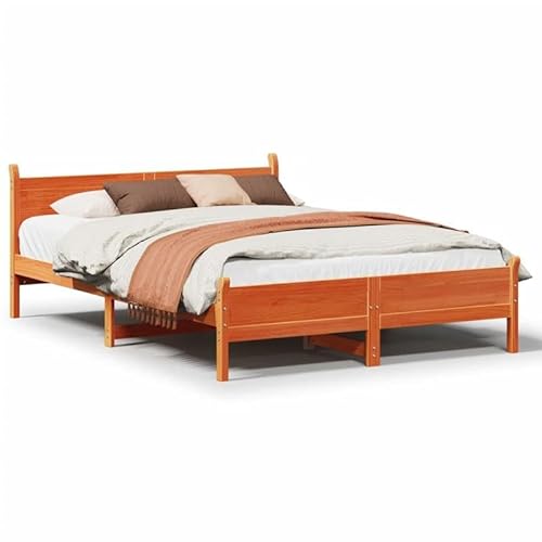 Eleganz Massivholzbett Kiefernholz 140x200 cm wachsbrown | Schlichter Landhausstil | Langlebig & stabil | Perfekt für Schlafzimmer & Gästezimmer Eleganz Massivholzbett Kiefernholz 140x200 cm wachsbrown | Schlichter Landhausstil | Langlebig & stabil | Perfekt für Schlafzimmer & Gästezimmer von Eleganz