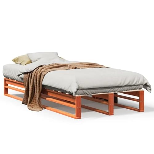 Eleganz Massivholzbett Kiefernholz 90x190 cm ohne Matratze - Wachsbraun | Langlebig & Natürlich für Schlafzimmer | Stabile & Umweltfreundliche Lösung für erholsamen Schlaf Eleganz Massivholzbett Kiefernholz 90x190 cm ohne Matratze - Wachsbraun | Langlebig & Natürlich für Schlafzimmer | Stabile & Umweltfreundliche Lösung für erholsamen Schlaf von Eleganz