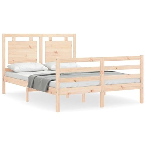 Eleganz Massivholzbett mit Kopfteil 120x200 cm - Natürliches Schlafzimmer Möbel aus Holz | Langlebig & Stilvoll für Kleine Räume | Perfekte Lösung für Erholsamen Schlaf Eleganz Massivholzbett mit Kopfteil 120x200 cm - Natürliches Schlafzimmer Möbel aus Holz | Langlebig & Stilvoll für Kleine Räume | Perfekte Lösung für Erholsamen Schlaf von Eleganz
