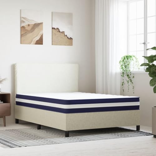 Eleganz Matratze Taschenfederkern 120x200 cm mittelfest - Bequeme Federkernmatratze für erholsamen Schlaf, ideal für Schlafzimmer & Gästezimmer, punktelastische Unterstützung von Eleganz