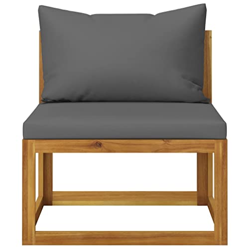 Eleganz Modulares Gartensofa aus Massivholz Akazie mit Dunkelgrauen Kissen – Langlebiges & Wetterfestes Outdoor-Sitzmöbel für Terrassen und Gärten Eleganz Modulares Gartensofa aus Massivholz Akazie mit Dunkelgrauen Kissen – Langlebiges & Wetterfestes Outdoor-Sitzmöbel für Terrassen und Gärten von Eleganz