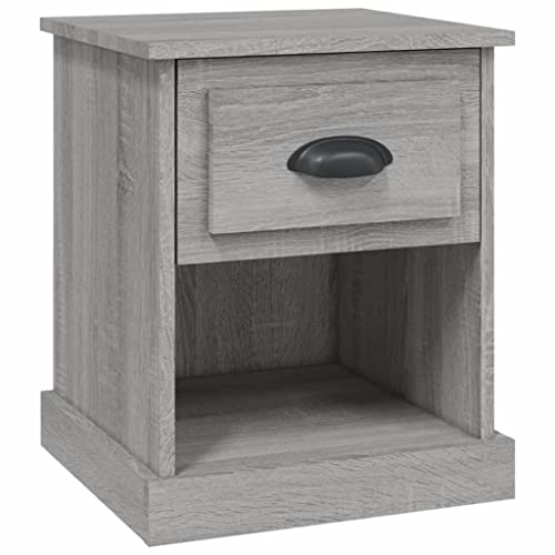 Eleganz Nachttisch Grau Sonoma 39x39x47,5 cm aus Holzwerkstoff – stilvoll & platzsparend für kleine Räume – modernes Design & langlebig Eleganz Nachttisch Grau Sonoma 39x39x47,5 cm aus Holzwerkstoff – stilvoll & platzsparend für kleine Räume – modernes Design & langlebig von Eleganz