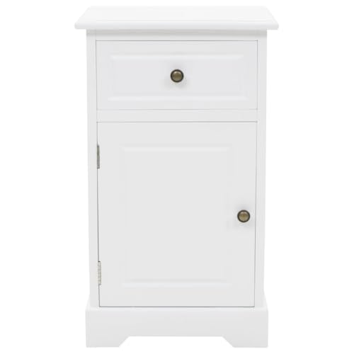 Eleganz Nachttisch aus MDF und Kiefernholz mit Metallfüßen, 35x32x59 cm - Moderner Nachtschrank für Schlafzimmer, Kleiderschrank oder Wohnzimmer - Stilvoll & langlebig Eleganz Nachttisch aus MDF und Kiefernholz mit Metallfüßen, 35x32x59 cm - Moderner Nachtschrank für Schlafzimmer, Kleiderschrank oder Wohnzimmer - Stilvoll & langlebig von Eleganz