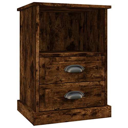 Eleganz Nachttisch aus Räuchereiche 43x36x60 cm - Moderner Holzwerkstoff für Schlafzimmer - Platzsparend & Langlebig Eleganz Nachttisch aus Räuchereiche 43x36x60 cm - Moderner Holzwerkstoff für Schlafzimmer - Platzsparend & Langlebig von Eleganz