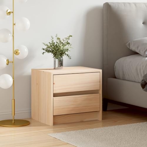 Eleganz Nachttisch aus massivem Kiefernholz 40x31x35,5 cm - Natürlich & langlebig für Schlafzimmer, unbehandelt & umweltfreundlich Eleganz Nachttisch aus massivem Kiefernholz 40x31x35,5 cm - Natürlich & langlebig für Schlafzimmer, unbehandelt & umweltfreundlich von Eleganz