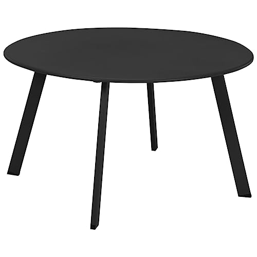 Eleganz ProGarden Beistelltisch 70x40 cm Dunkelgrau Matt - Metall Tisch für Wohnzimmer, Balkon oder Terrasse - Langlebig & Stilvoll von Eleganz