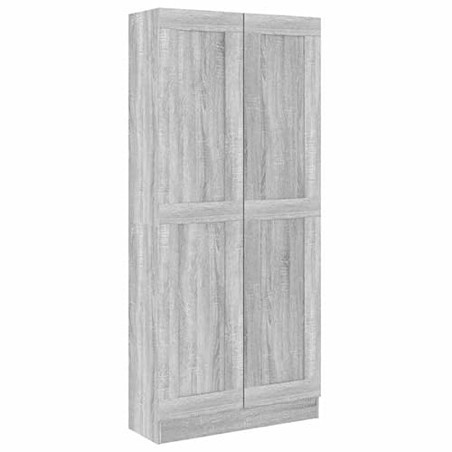 Eleganz Regalsystem Badezimmerschrank Grau Sonoma 82,5x30,5x185,5 cm aus Holzwerkstoff - Stauraum-Lösung für kleine Badezimmer, langlebig & platzsparend Eleganz Regalsystem Badezimmerschrank Grau Sonoma 82,5x30,5x185,5 cm aus Holzwerkstoff - Stauraum-Lösung für kleine Badezimmer, langlebig & platzsparend von Eleganz