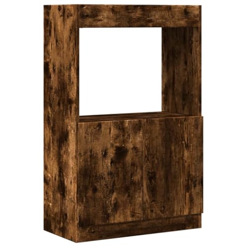 Eleganz Regalsystem Highboard Räuchereiche 63x33x100 cm aus Holzwerkstoff - Platzsparend & Langlebig für Wohnzimmer & Schlafzimmer Eleganz Regalsystem Highboard Räuchereiche 63x33x100 cm aus Holzwerkstoff - Platzsparend & Langlebig für Wohnzimmer & Schlafzimmer von Eleganz
