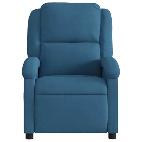 Eleganz Relaxsessel aus Samt (100% Polyester) mit Metallgestell & Sperrholz - Bequemer Sessel für Wohnzimmer & Schlafzimmer - Stilvoll & Langlebig von Eleganz