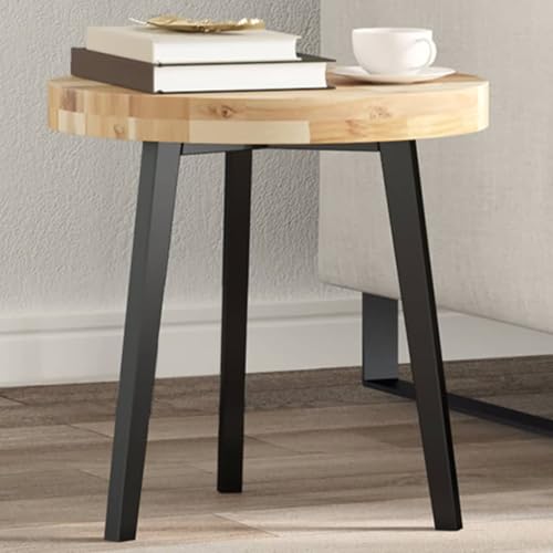 Eleganz Round Table Top Ø40x4 cm Solid Wood Acacia - Durable Dining Table Surface for IndoorOutdoor Use, Perfect for Small Spaces and Modern Homes von Eleganz